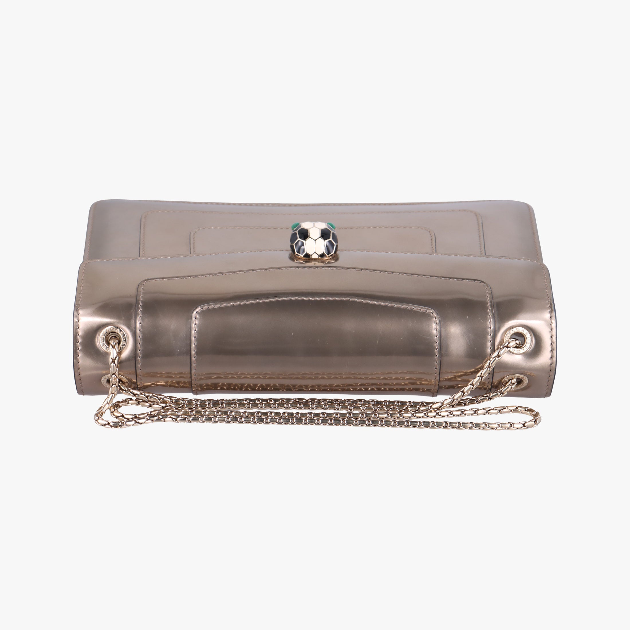 Pre-owned Bvlgari SERPENTI FOREVER Golden Enamel  shoulderbag | stylenewstar