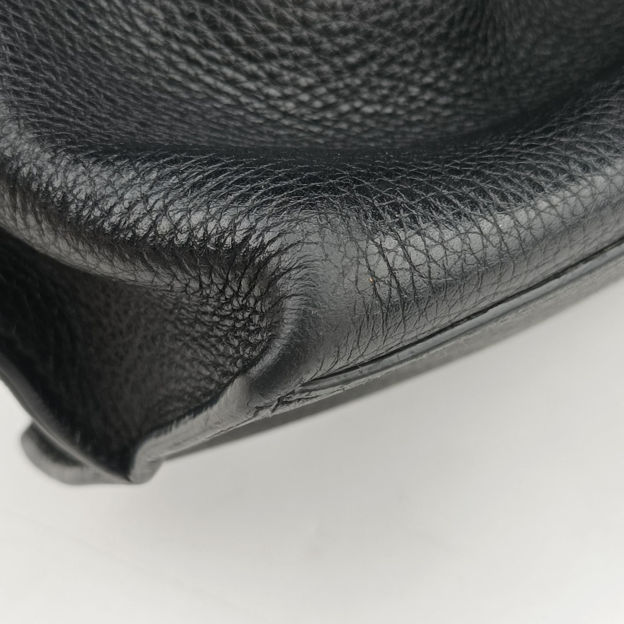 Pre-owned Gucci Bamboo Daily Black Leather 392013 shoulderbag | stylenewstar
