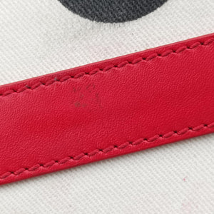 Pre-owned Christian Dior Hardcore White×Red×Black canvas×Leather  handbag | stylenewstar