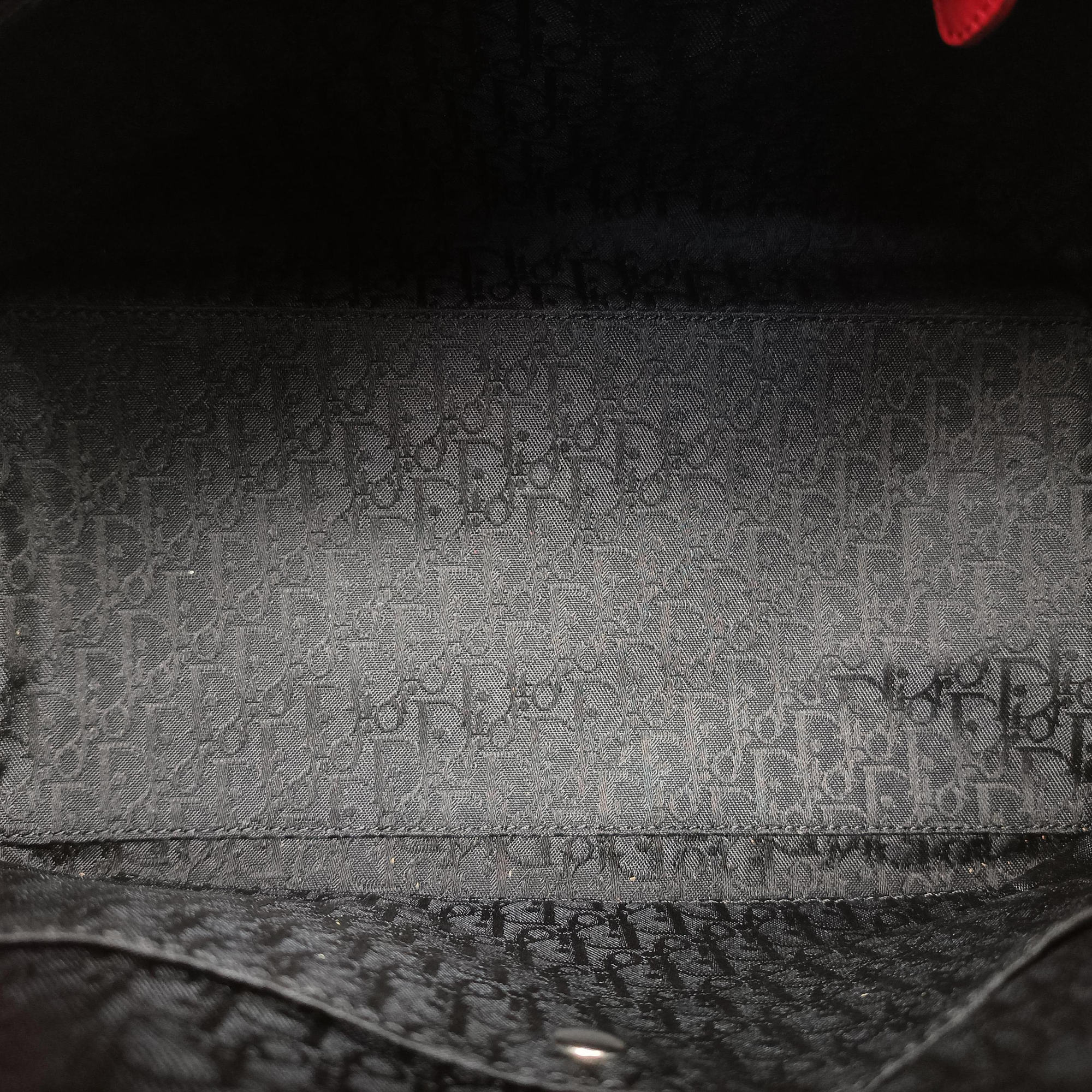 Pre-owned Christian Dior Hardcore White×Red×Black canvas×Leather  handbag | stylenewstar