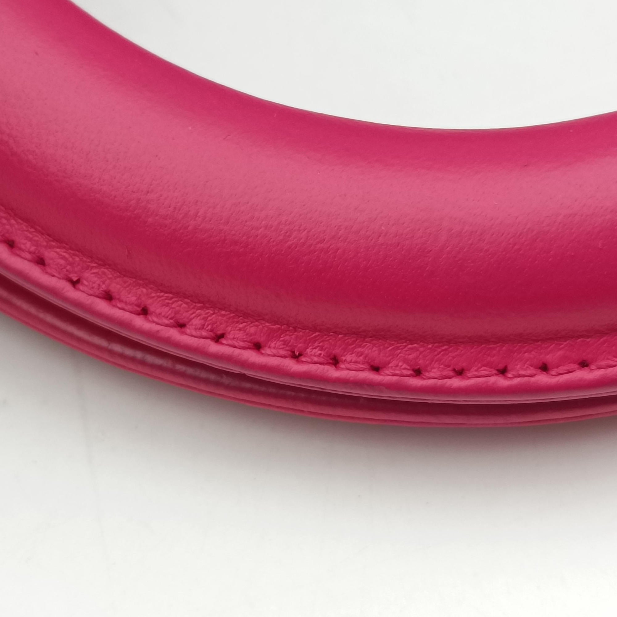 Pre-owned Christian Dior Lady Dior Rose lambskin  shoulderbag | stylenewstar
