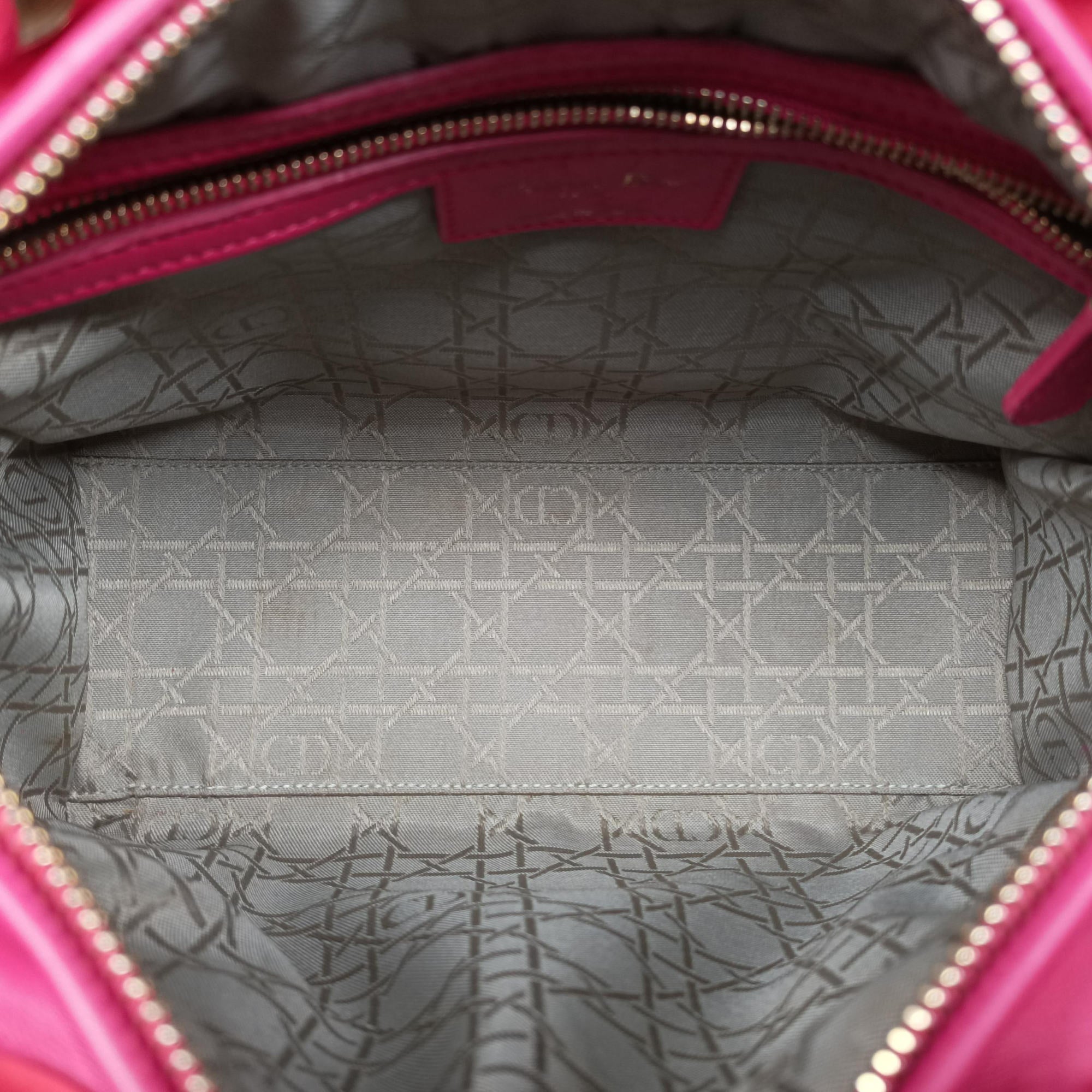 Pre-owned Christian Dior Lady Dior Rose lambskin  shoulderbag | stylenewstar