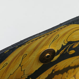 Secondhand VERSACE Virtus Black Leather  shoulderbag | stylenewstar