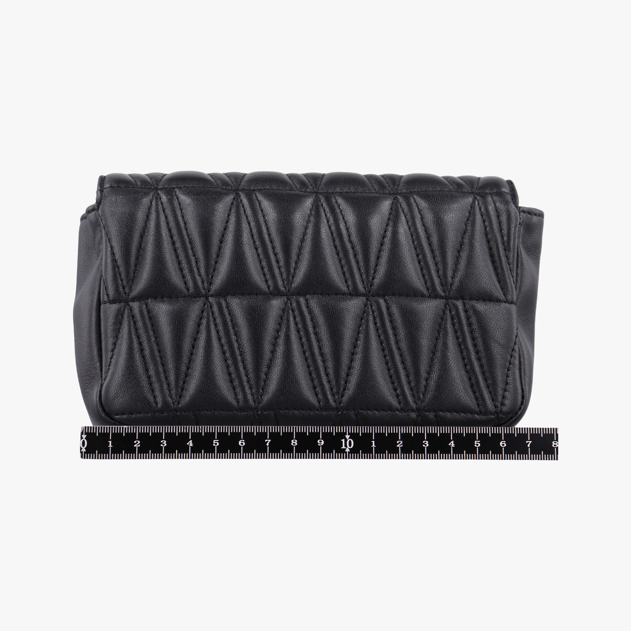Secondhand VERSACE Virtus Black Leather  shoulderbag | stylenewstar