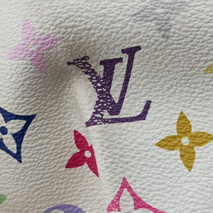 Secondhand Louis Vuitton URSULA white Monogram Multicolor M40123 handbag | stylenewstar
