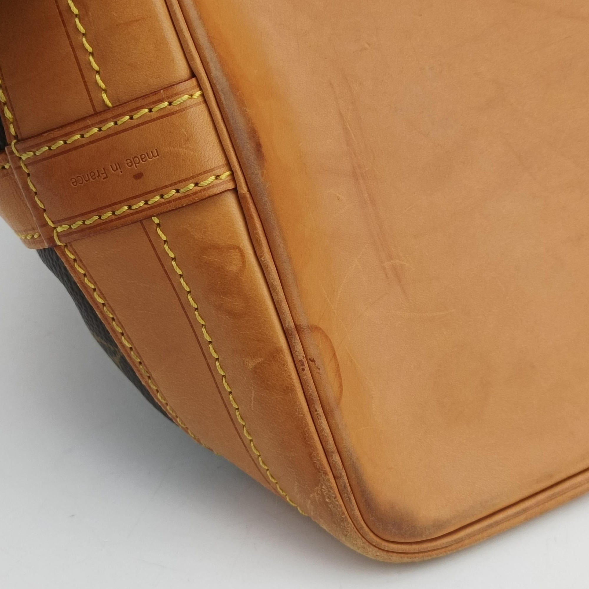 Pre-owned Louis Vuitton Noe Brown Monogram Canvas M42224 shoulderbag | stylenewstar