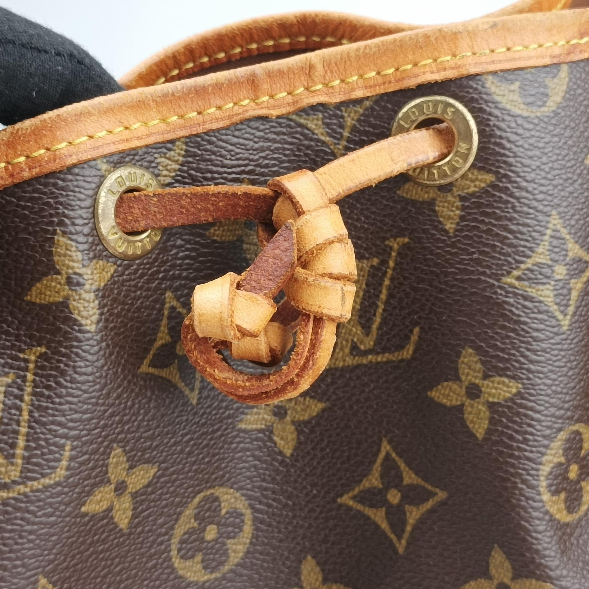 Pre-owned Louis Vuitton Noe Brown Monogram Canvas M42224 shoulderbag | stylenewstar