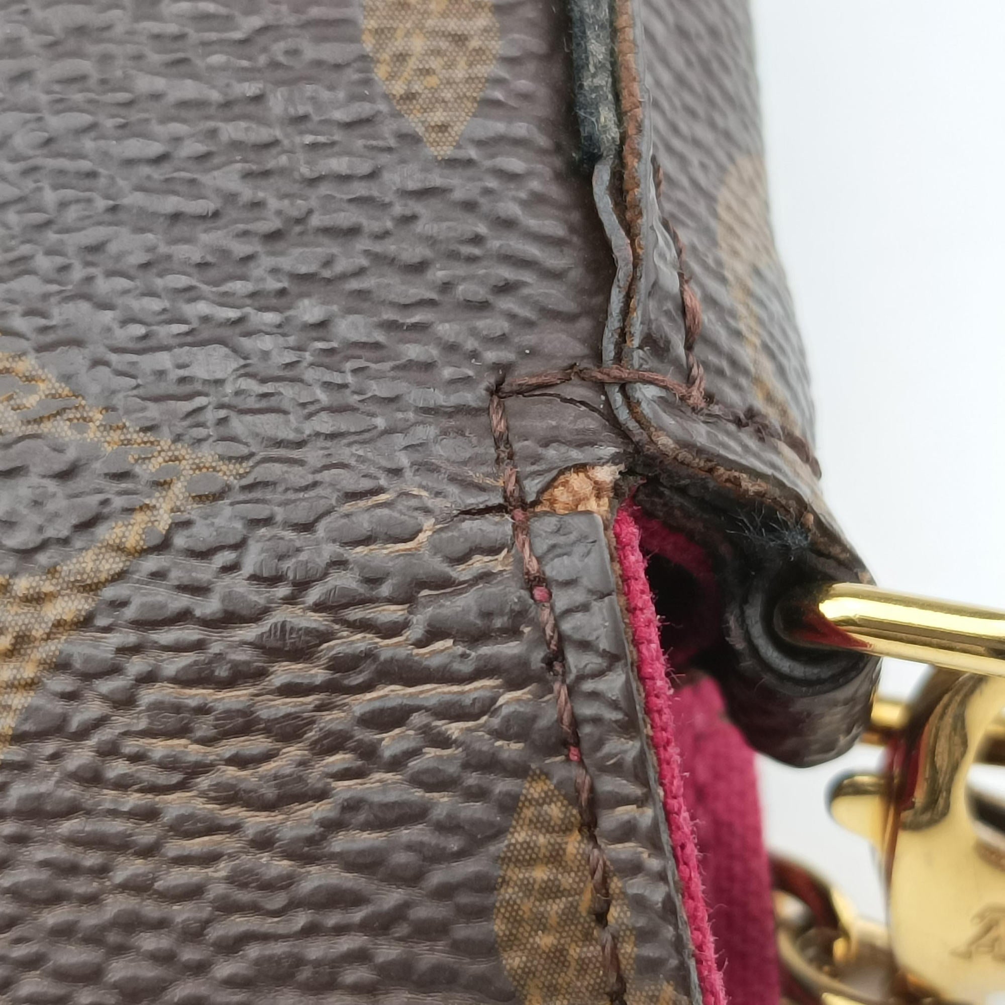 Pre-owned Louis Vuitton Pochette Felicie Brown Monogram Canvas M61276 shoulderbag | stylenewstar