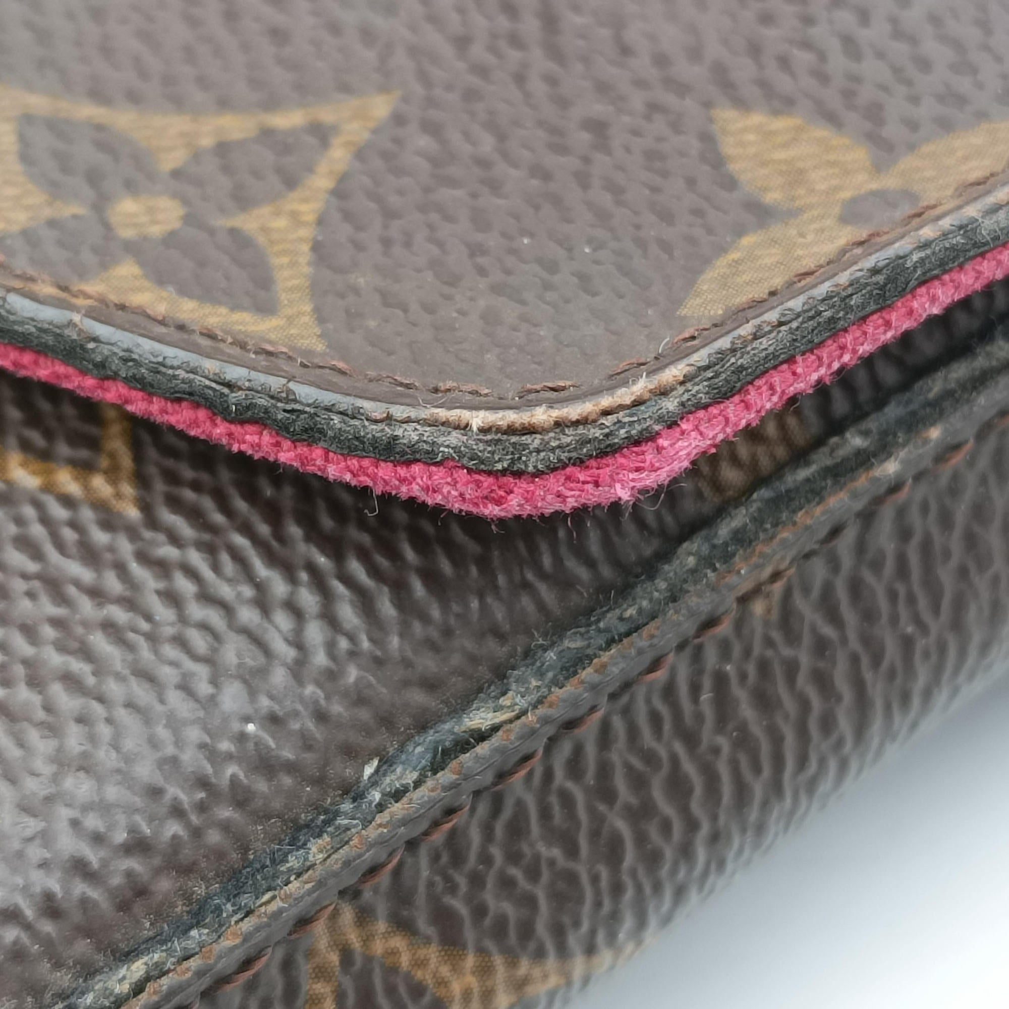 Pre-owned Louis Vuitton Pochette Felicie Brown Monogram Canvas M61276 shoulderbag | stylenewstar