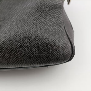 Pre-owned Louis Vuitton Porto Document Business PM Black Taiga M32952 handbag | stylenewstar