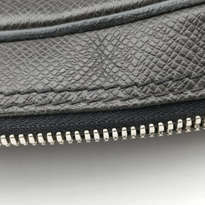 Pre-owned Louis Vuitton Porto Document Business PM Black Taiga M32952 handbag | stylenewstar