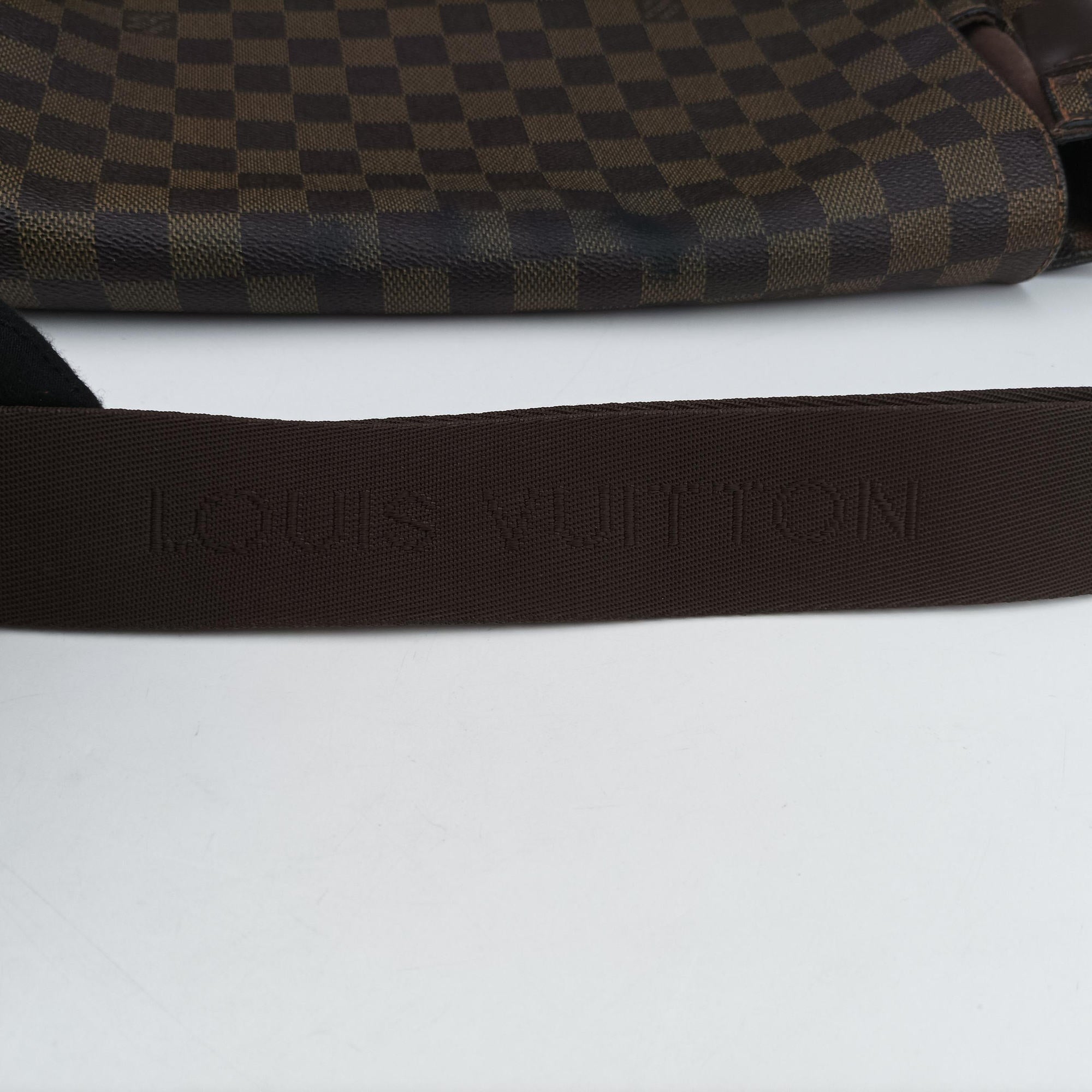 Pre-owned Louis Vuitton Bastille Messenger EBENE Damier Canvas N45258 shoulderbag | stylenewstar