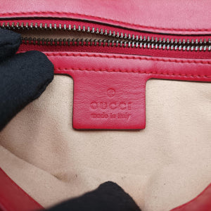 Vintage Gucci GG Marmont Red Leather 443497 shoulderbag | stylenewstar