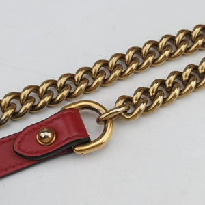 Vintage Gucci GG Marmont Red Leather 443497 shoulderbag | stylenewstar