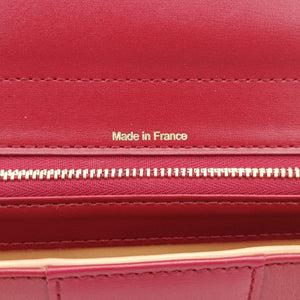 Pre-owned Delvaux Brillon MM Bordeaux leather  shoulderbag | stylenewstar