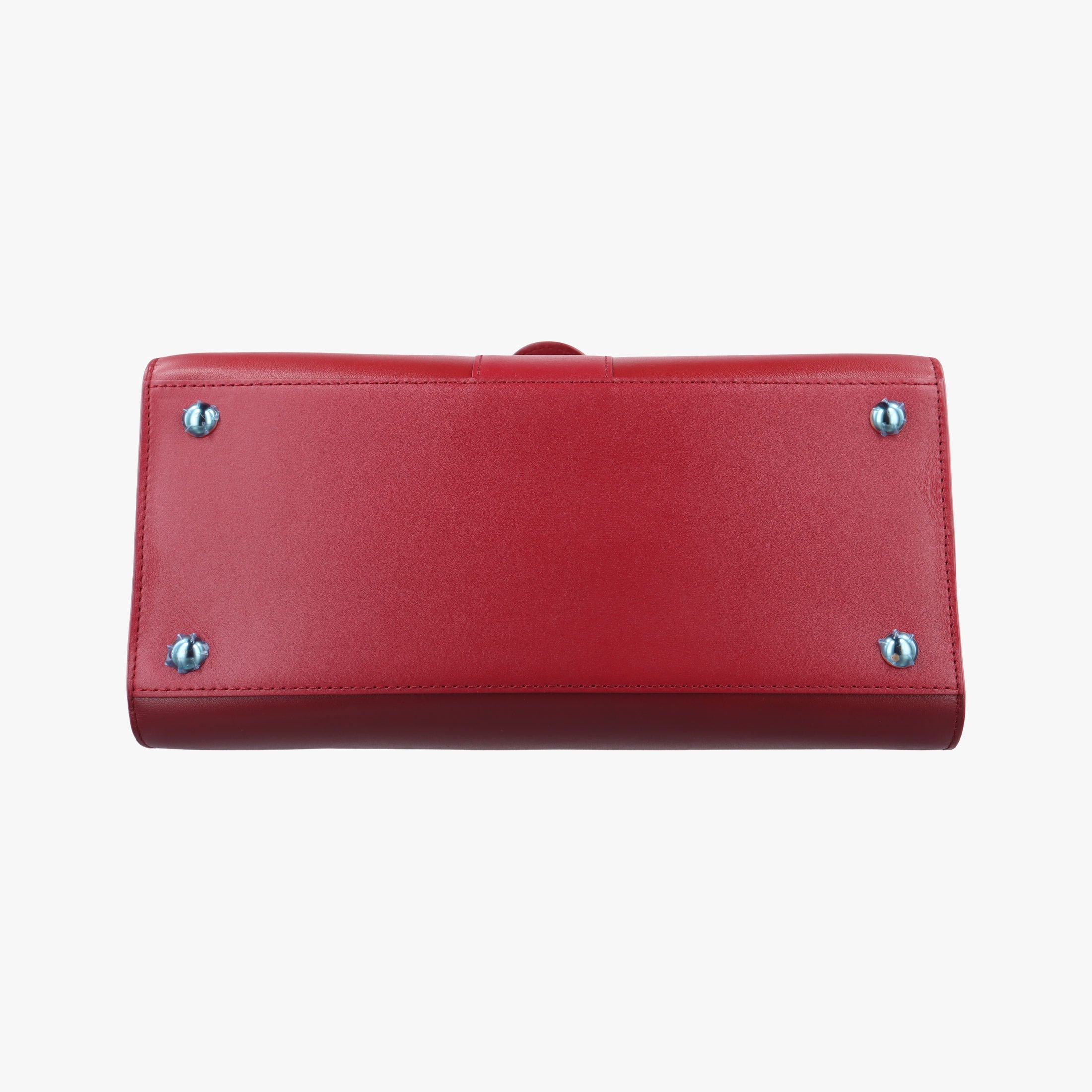 Pre-owned Delvaux Brillon MM Bordeaux leather  shoulderbag | stylenewstar