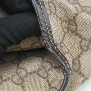 Secondhand Gucci New Jackie Brown PVC coated canvas × leather 203494 handbag | stylenewstar