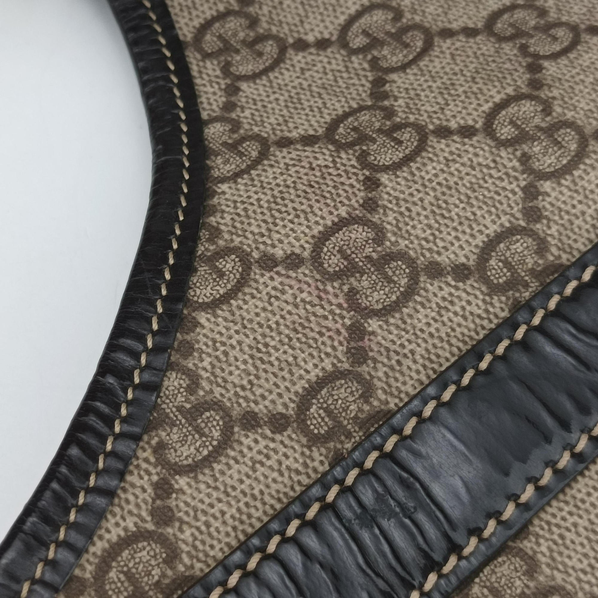 Secondhand Gucci New Jackie Brown PVC coated canvas × leather 203494 handbag | stylenewstar