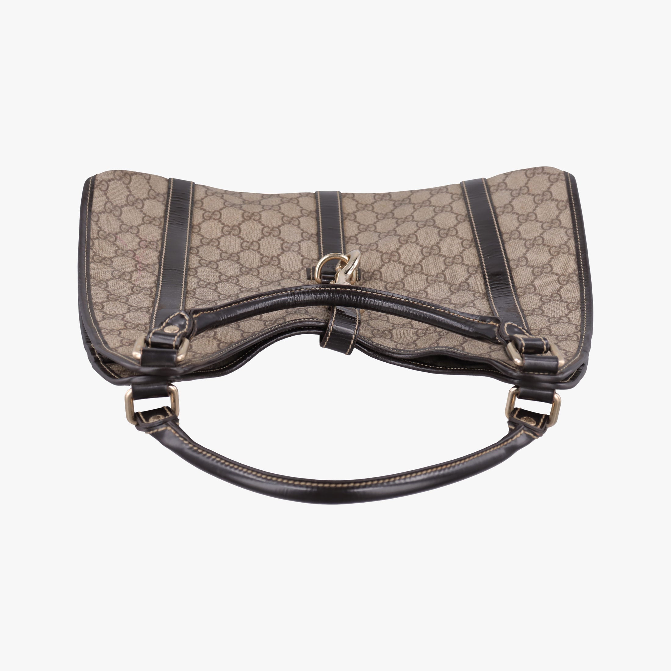 Secondhand Gucci New Jackie Brown PVC coated canvas × leather 203494 handbag | stylenewstar