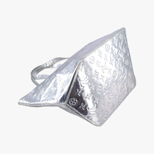 Pre-owned Louis Vuitton Bellevue PM Silver Monogram Miroir M95759 handbag | stylenewstar