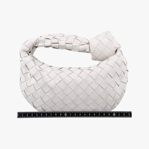 Pre-owned Bottega Veneta The Jodie White patent  handbag | stylenewstar