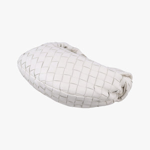 Pre-owned Bottega Veneta The Jodie White patent  handbag | stylenewstar