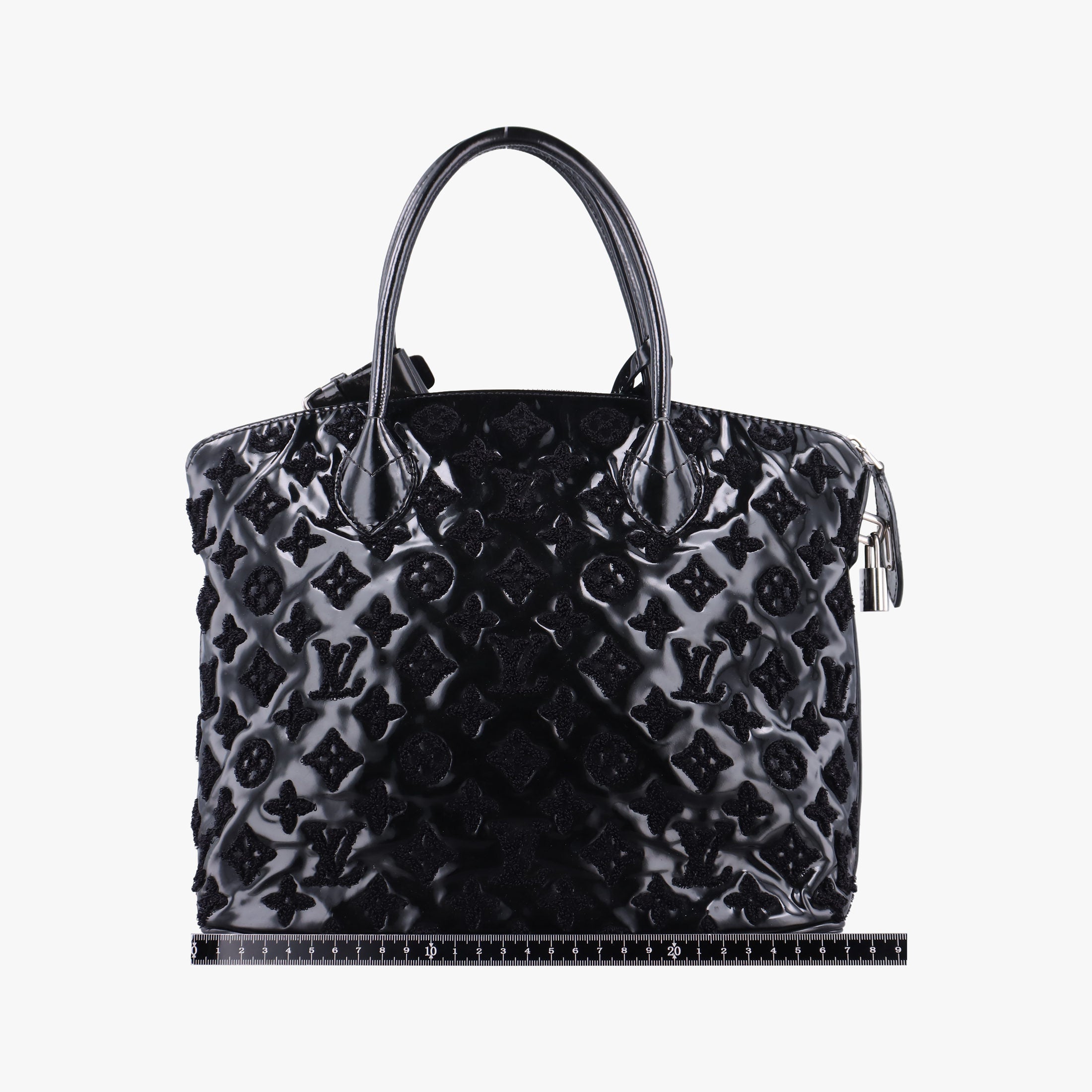 Secondhand Louis Vuitton Lockit Noir Vernis×Embroidery M40602 handbag | stylenewstar