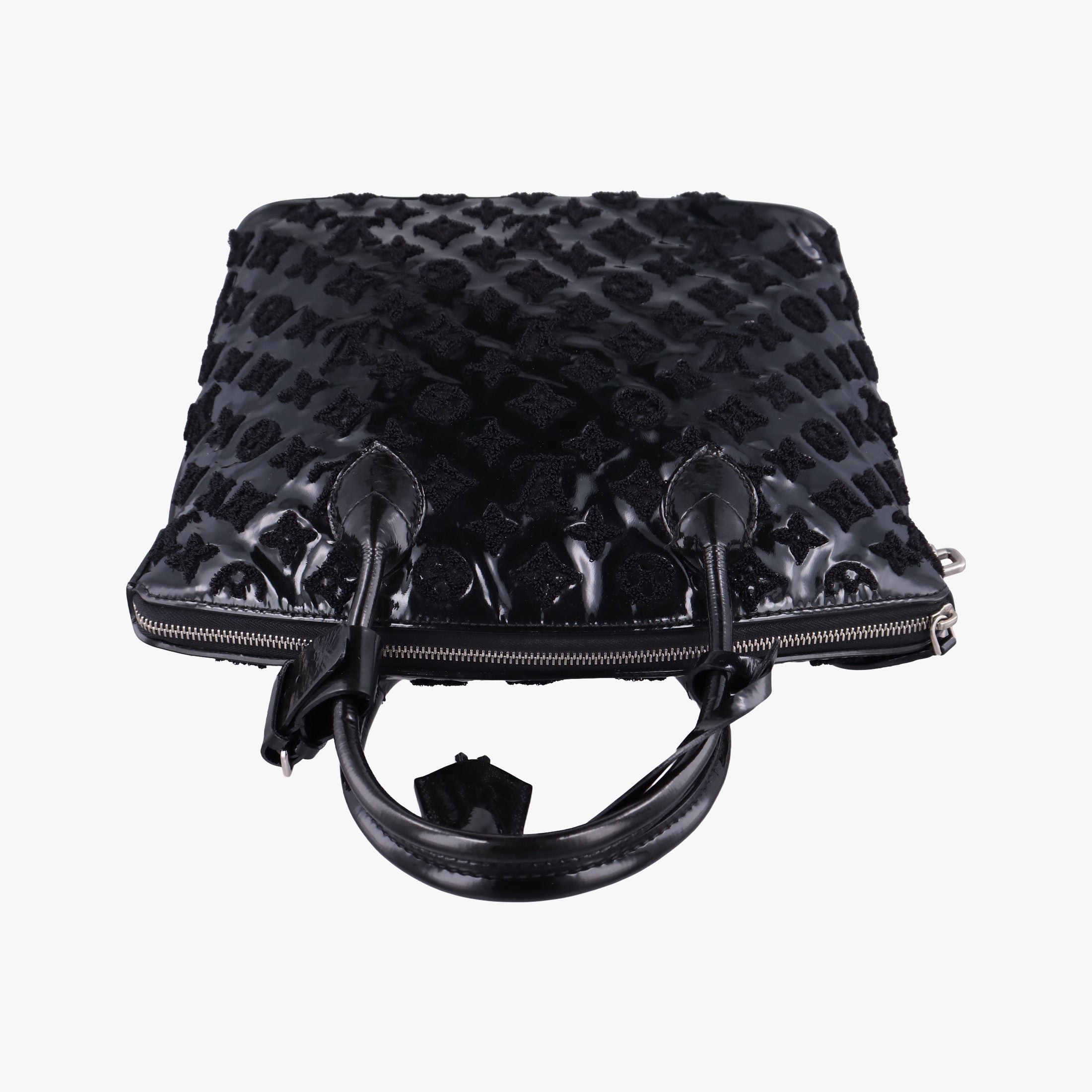 Secondhand Louis Vuitton Lockit Noir Vernis×Embroidery M40602 handbag | stylenewstar