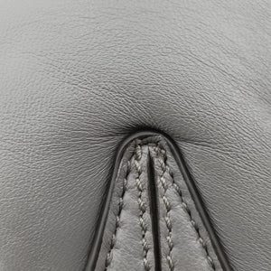 Pre-owned Gucci Horsebit Grey Leather 764339 shoulderbag | stylenewstar