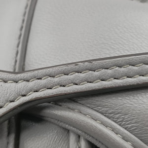 Pre-owned Gucci Horsebit Grey Leather 764339 shoulderbag | stylenewstar