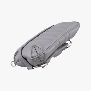 Pre-owned Gucci Horsebit Grey Leather 764339 shoulderbag | stylenewstar