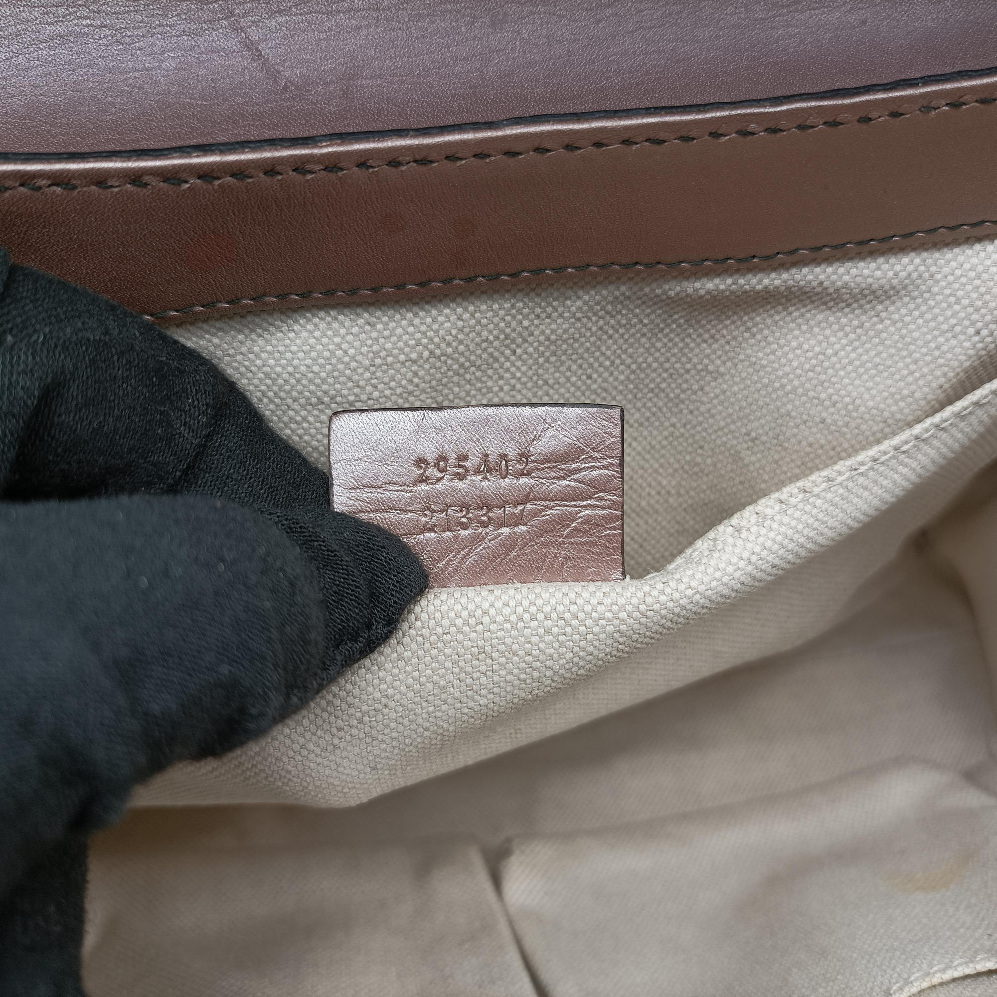 Pre-owned Gucci Emily Pink Patent Leather 295402 shoulderbag | stylenewstar