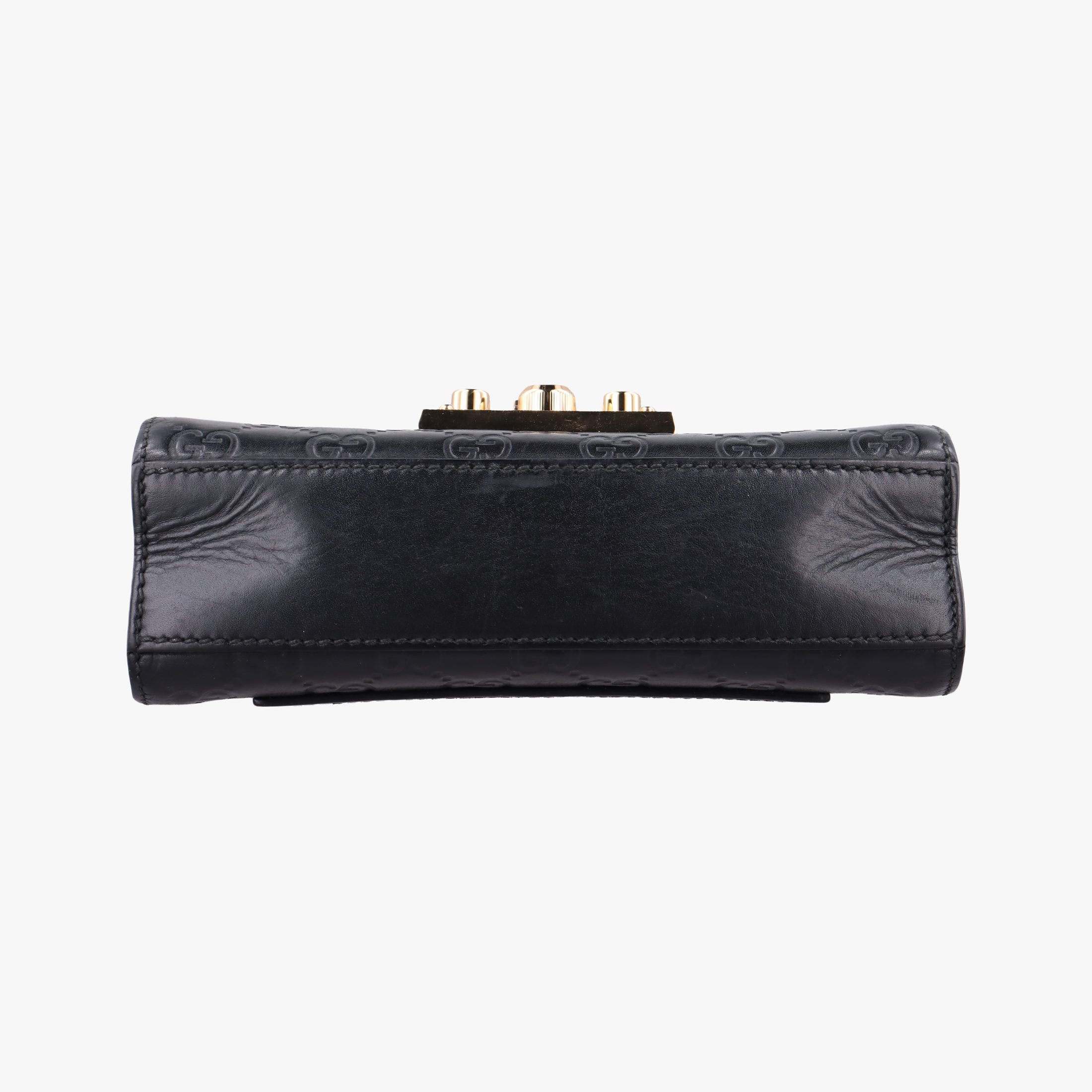 Vintage Gucci Padlock Black Leather 409487 shoulderbag | stylenewstar