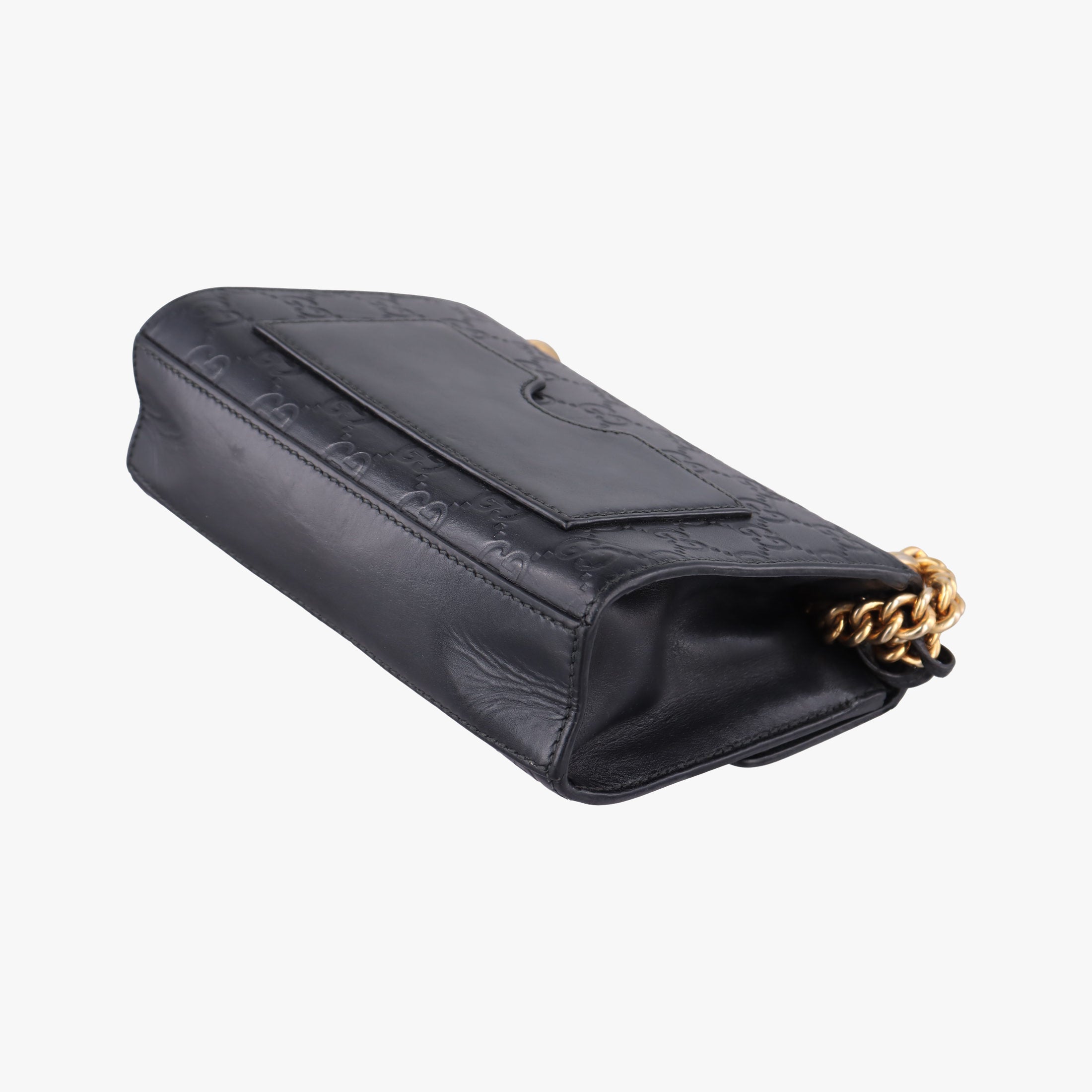 Vintage Gucci Padlock Black Leather 409487 shoulderbag | stylenewstar