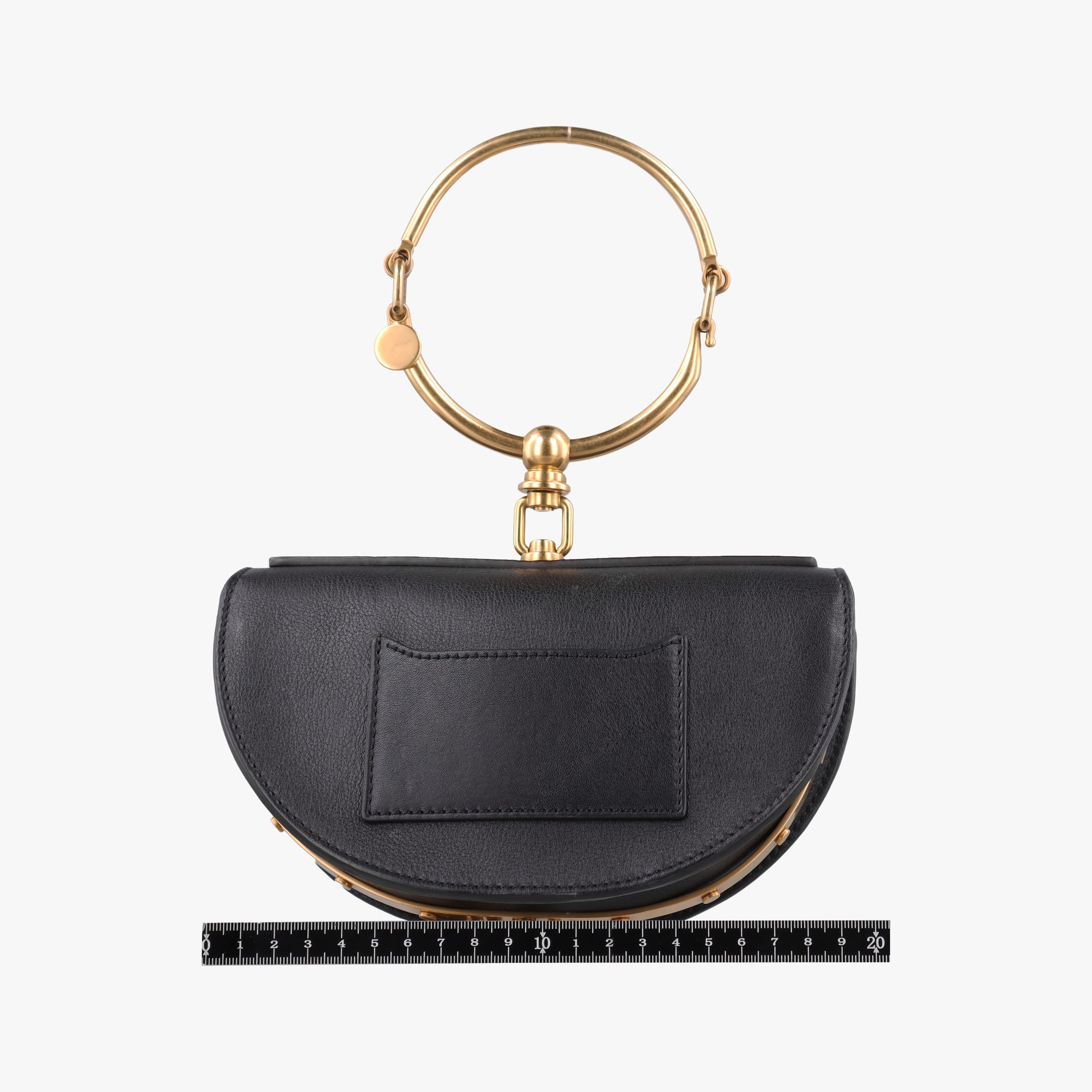 Pre-owned Chloe Nile Minaudiere Black Leather  shoulderbag | stylenewstar
