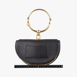 Pre-owned Chloe Nile Minaudiere Black Leather  shoulderbag | stylenewstar