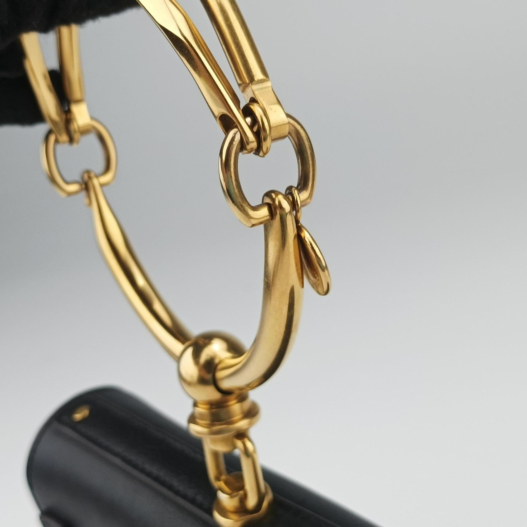 Pre-owned Chloe Nile Minaudiere Black Leather  shoulderbag | stylenewstar