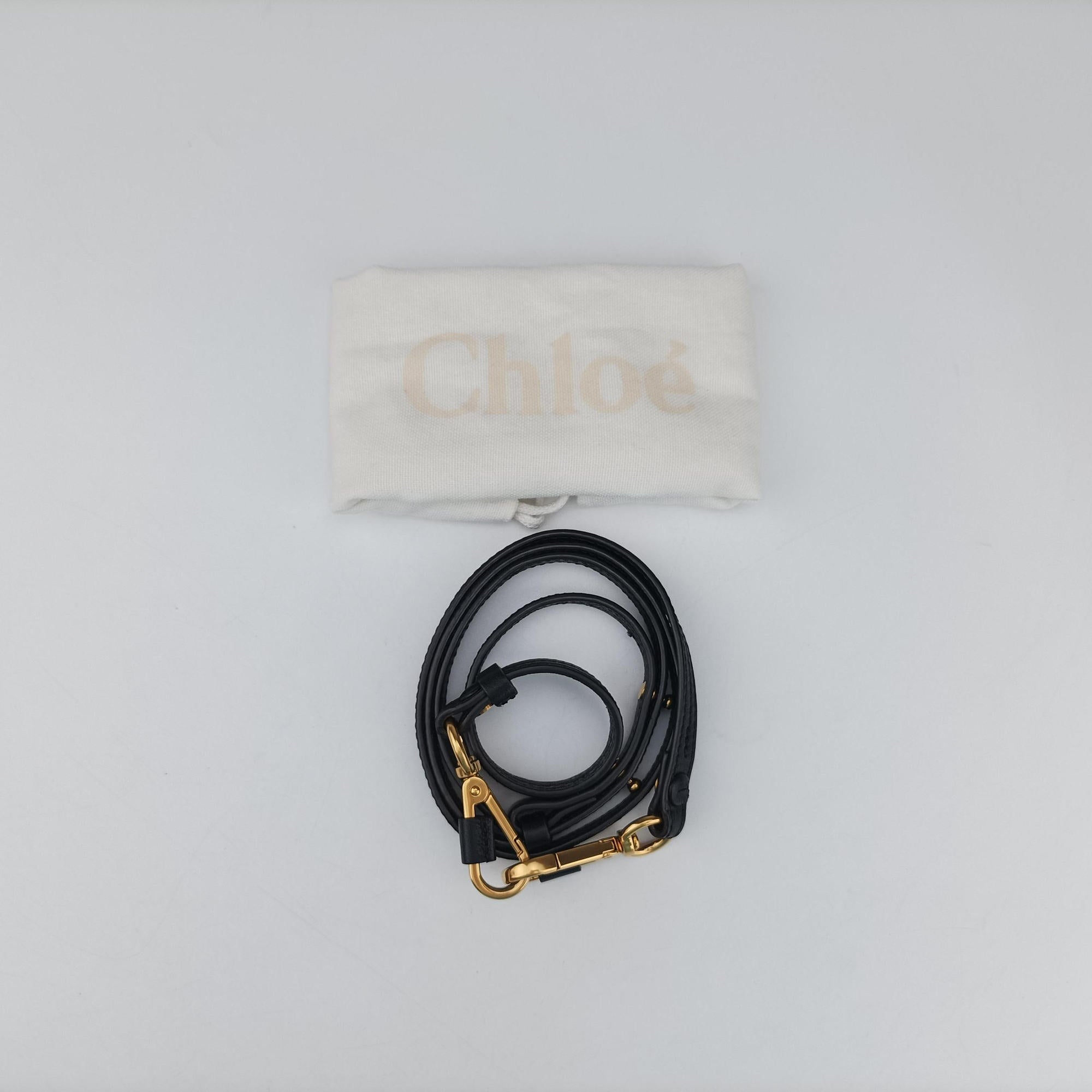 Pre-owned Chloe Nile Minaudiere Black Leather  shoulderbag | stylenewstar