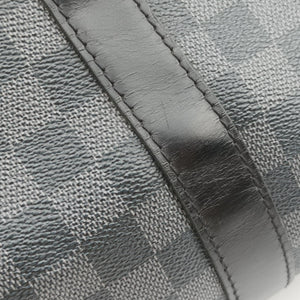 Pre-owned Louis Vuitton Keepall Bandouliere 45 Noir Damier Graphite N41418 shoulderbag | stylenewstar