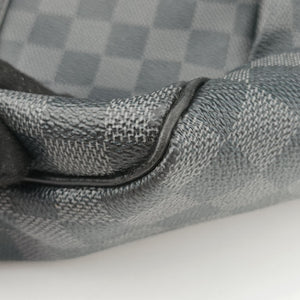 Pre-owned Louis Vuitton Keepall Bandouliere 45 Noir Damier Graphite N41418 shoulderbag | stylenewstar