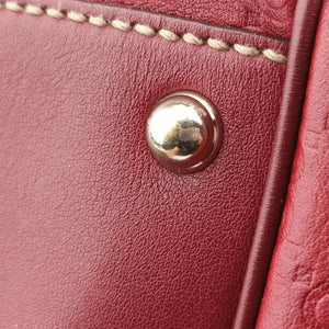 Pre-owned Gucci Bridal Bit Red Leather 163290 handbag | stylenewstar
