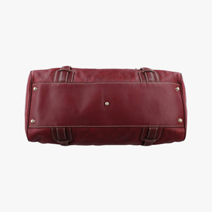 Pre-owned Gucci Bridal Bit Red Leather 163290 handbag | stylenewstar