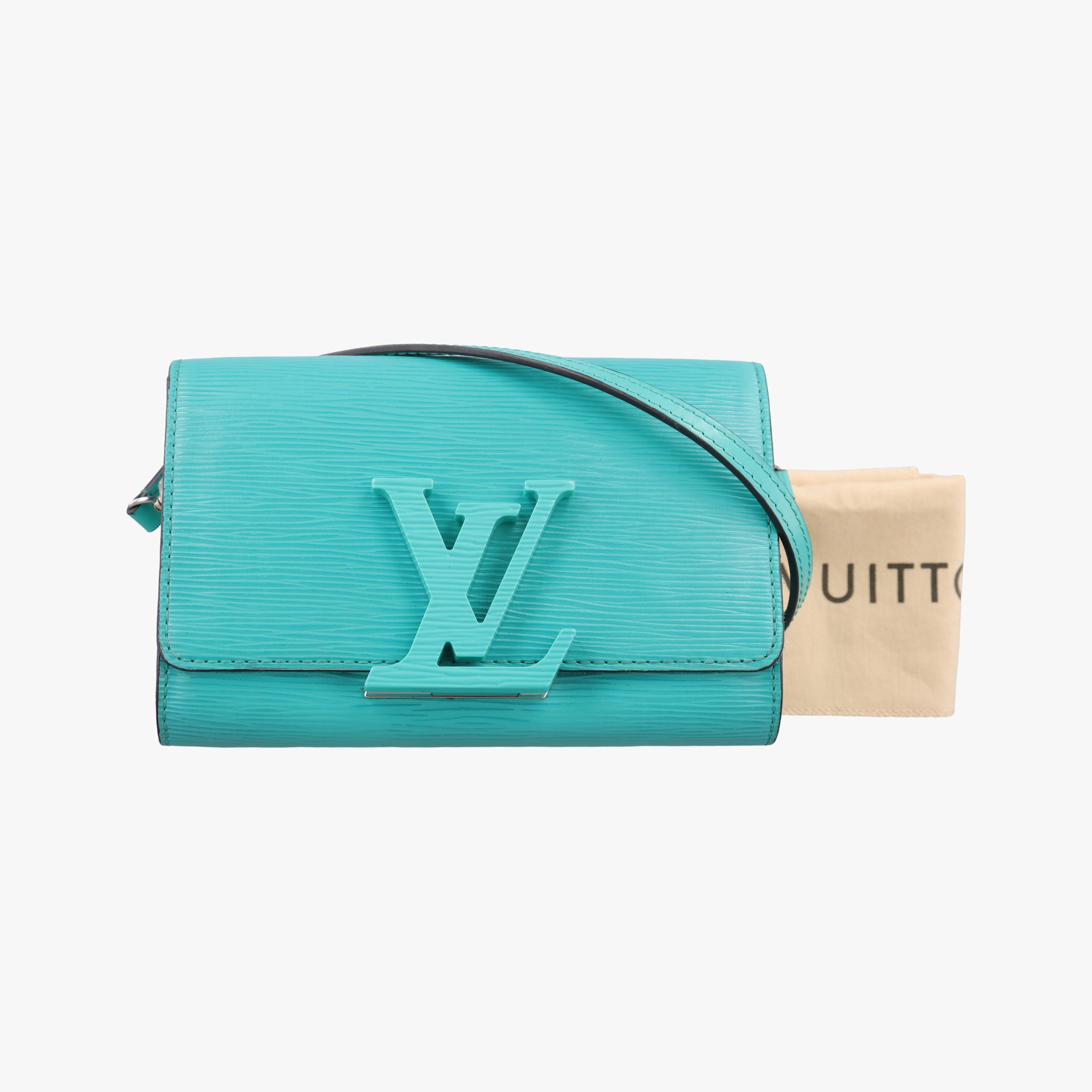 Pre-owned Louis Vuitton Pochette Louise PM Blue EPI M50285 shoulderbag | stylenewstar