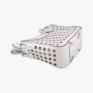 Pre-owned Loewe Hammock White Leather  shoulderbag | stylenewstar