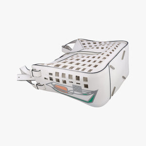 Pre-owned Loewe Hammock White Leather  shoulderbag | stylenewstar