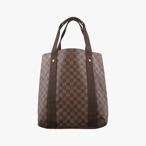 Pre-owned Louis Vuitton Cabas Bobur EBENE Damier Canvas N52006 handbag | stylenewstar