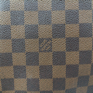 Pre-owned Louis Vuitton Cabas Bobur EBENE Damier Canvas N52006 handbag | stylenewstar