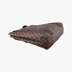 Pre-owned Louis Vuitton Cabas Bobur EBENE Damier Canvas N52006 handbag | stylenewstar