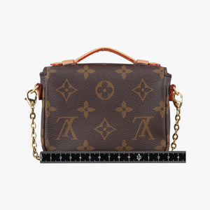 Pre-owned Louis Vuitton Micro Metis Brown Monogram Canvas M81267 shoulderbag | stylenewstar