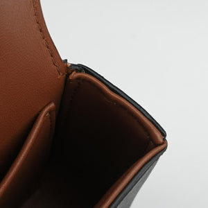 Pre-owned Celine Claude Triomphe Brown PVC coated canvas  shoulderbag | stylenewstar